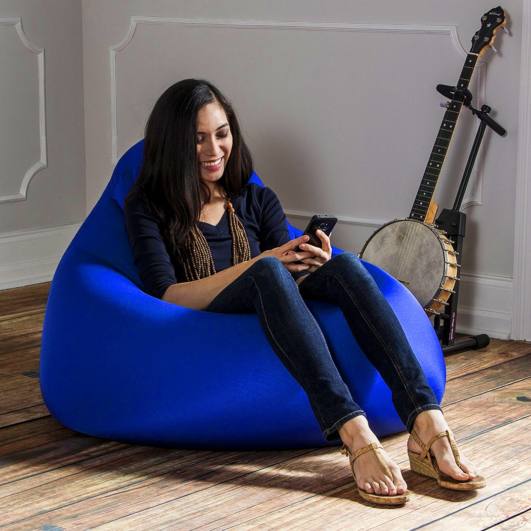 Kids Cloud Nest Large Blue Bean Bag Chair - Thumbnail - Image 6