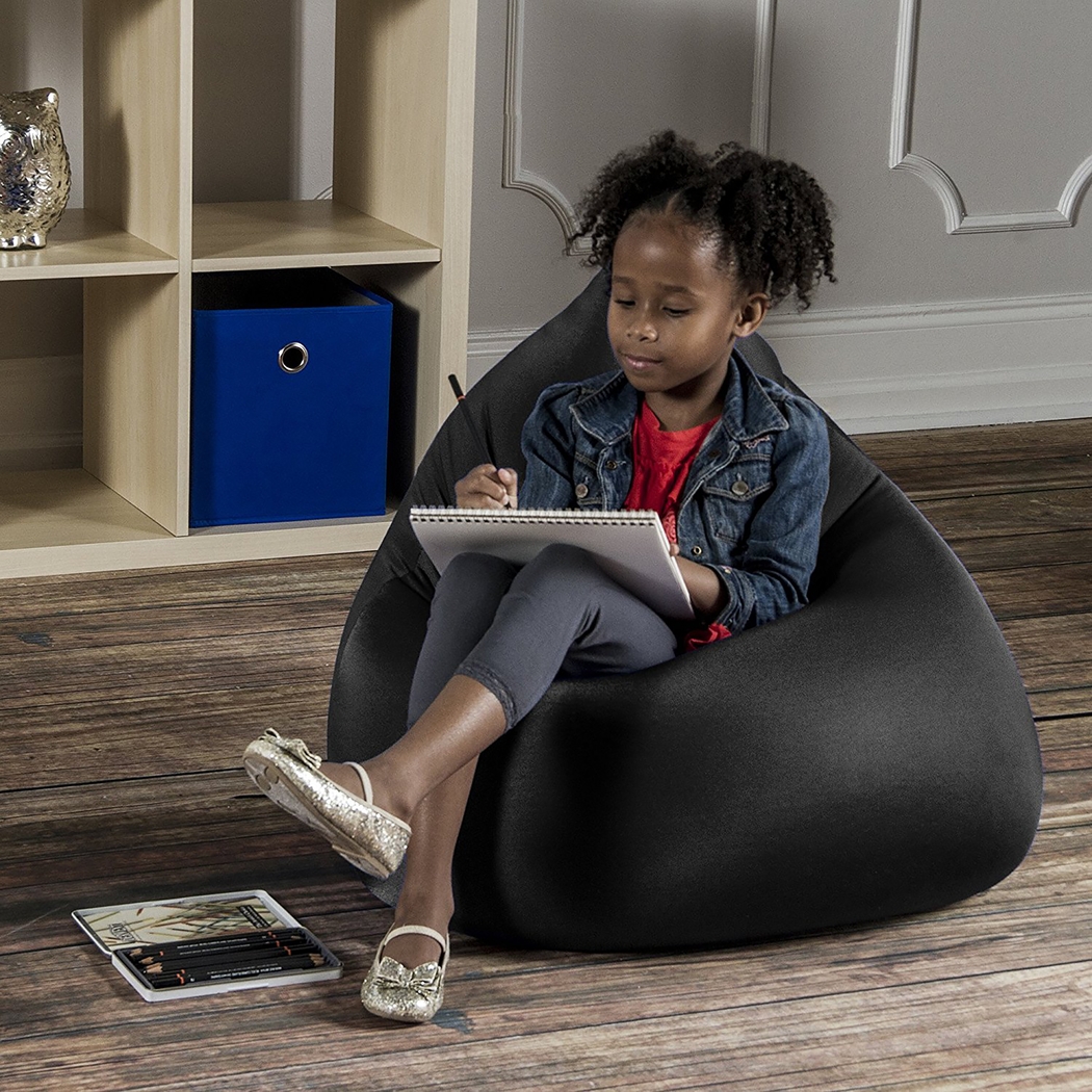 Kids Cloud Nest Small Black Bean Bag Ch - Thumbnail - Image 2