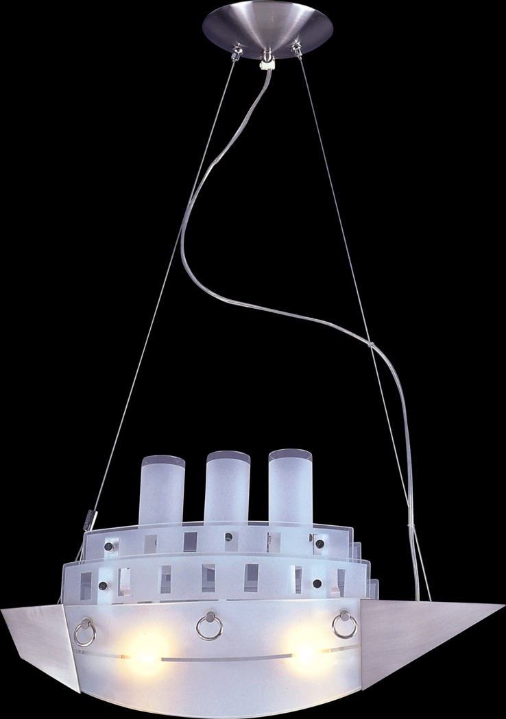 Kids Cloud Sailing White Chandelier - Thumbnail - Image 1