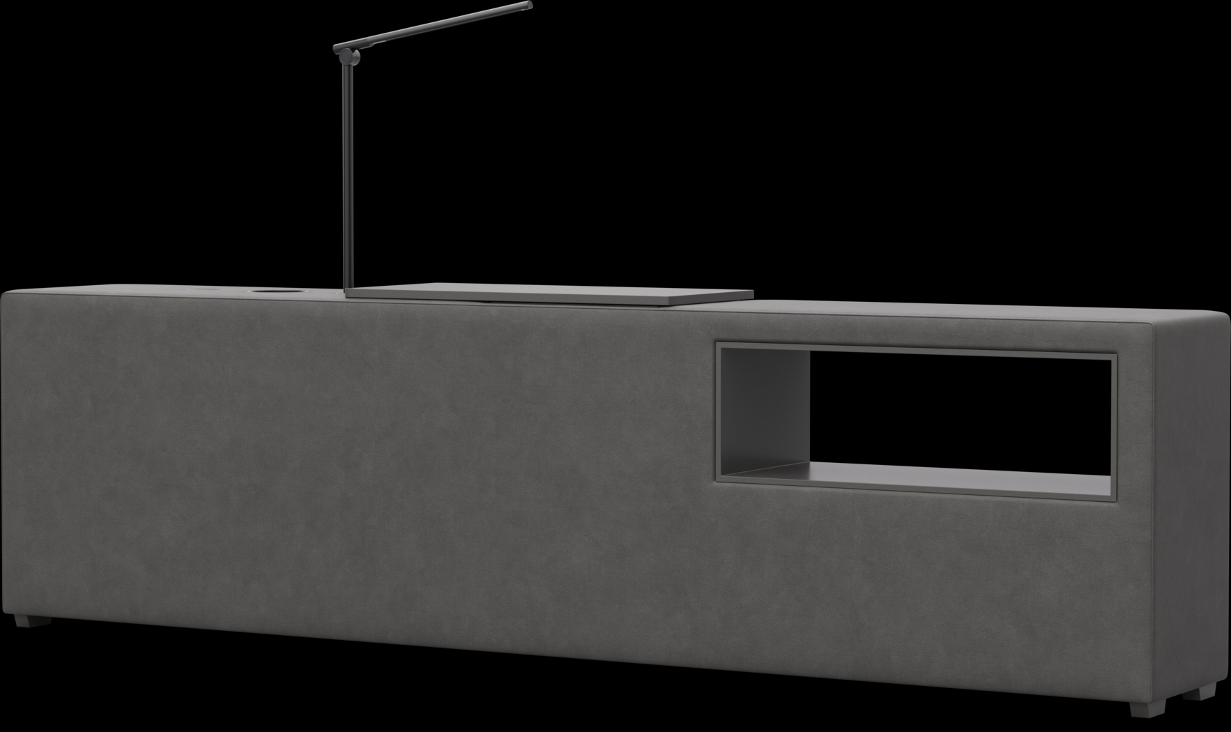 Kids Cloud9 Charcoal Bookcase - Thumbnail - Image 1