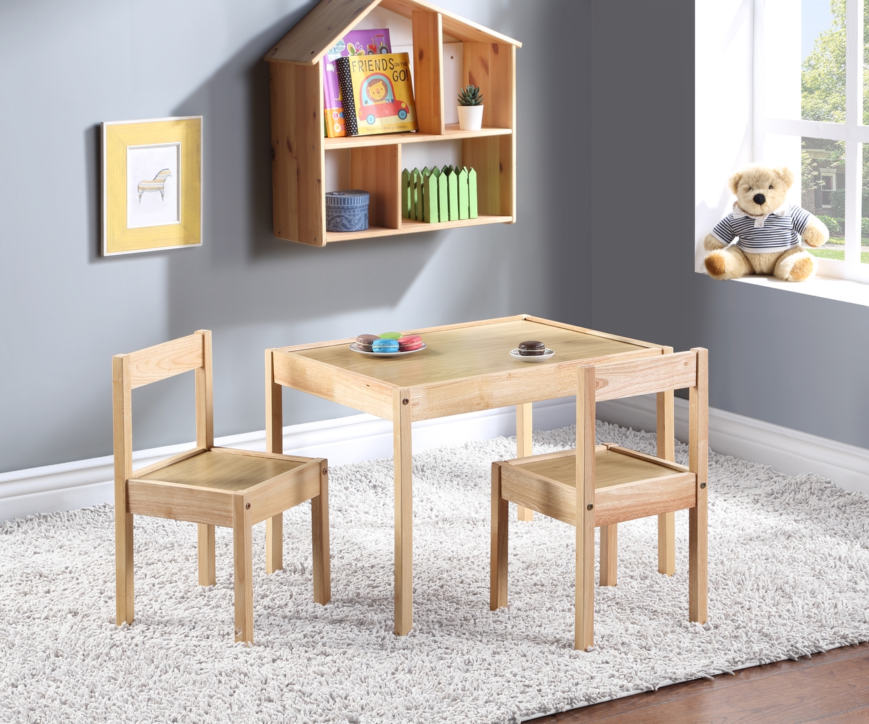 Kids Clyren Natural Table Set - Thumbnail - Image 2
