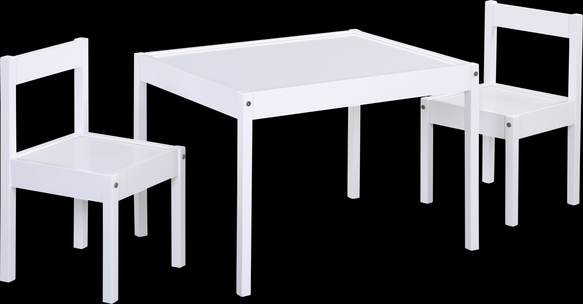 Kids Clyren White Table Set - Thumbnail - Image 1