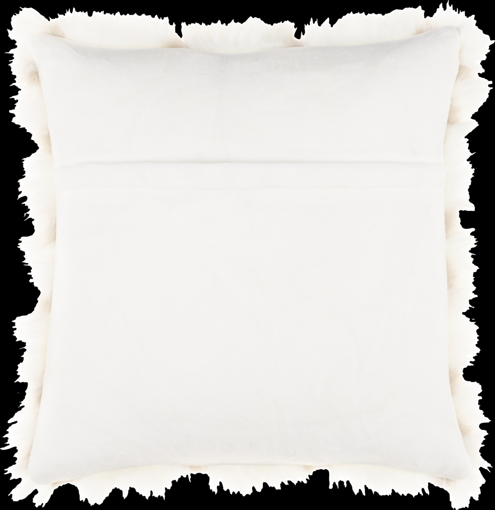 Kids Cobble Fluff Cream Accent Pillow - Thumbnail - Image 2