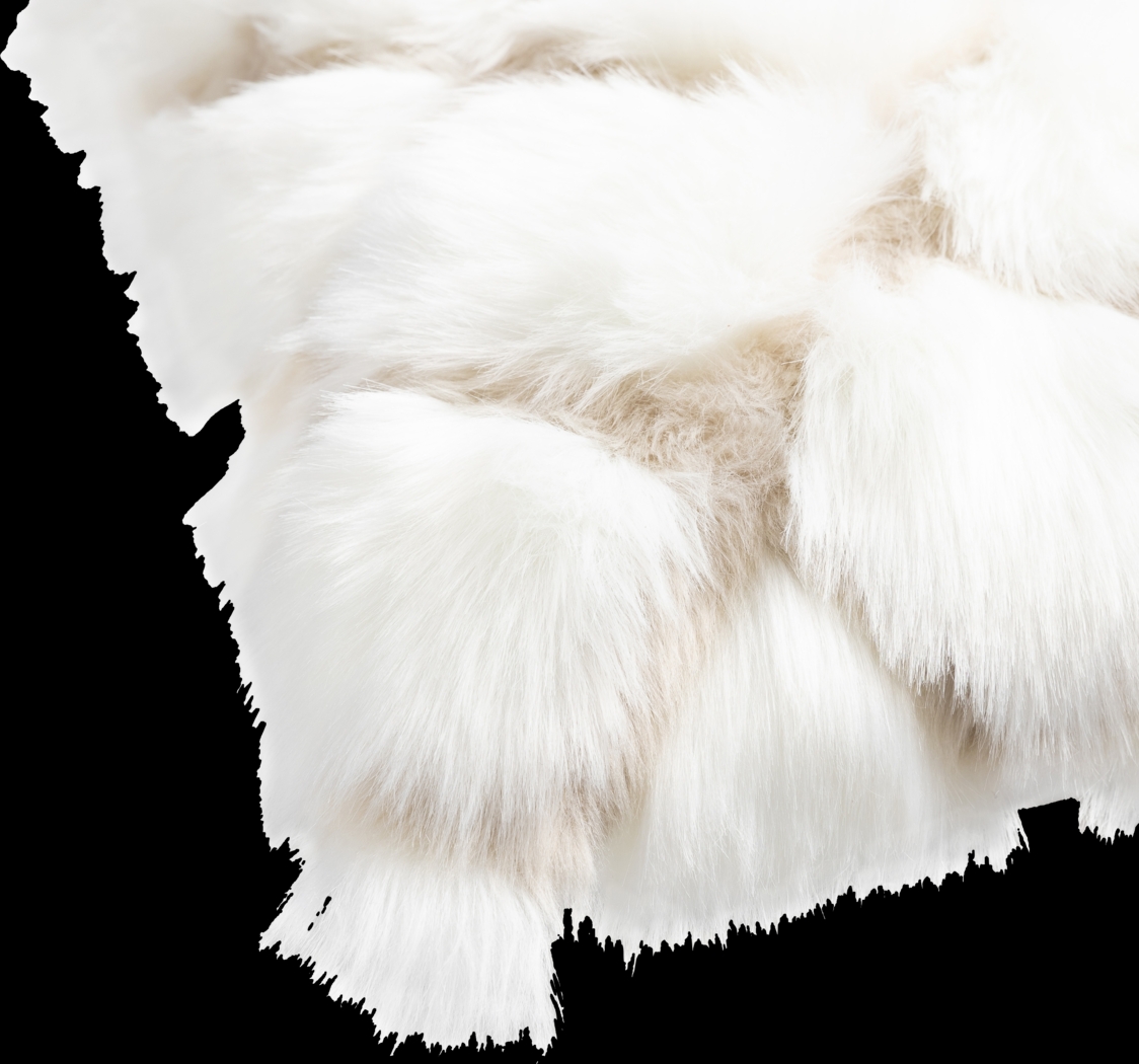 Kids Cobble Fluff Cream Accent Pillow - Thumbnail - Image 3