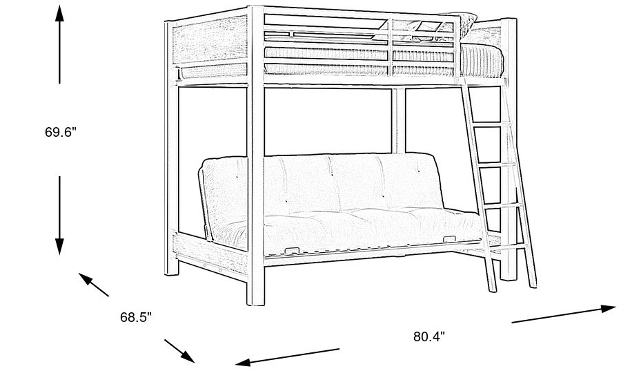 Dimension Image. Please refer to the Dimension Tab on this page for dimension details.