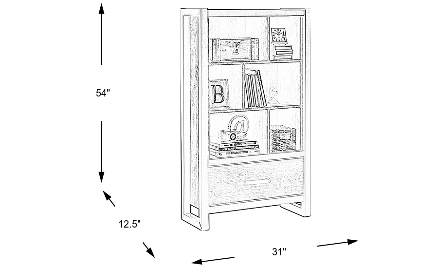 Dimension Image. Please refer to the Dimension Tab on this page for dimension details.