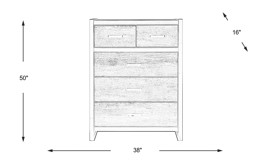 Dimension Image. Please refer to the Dimension Tab on this page for dimension details.