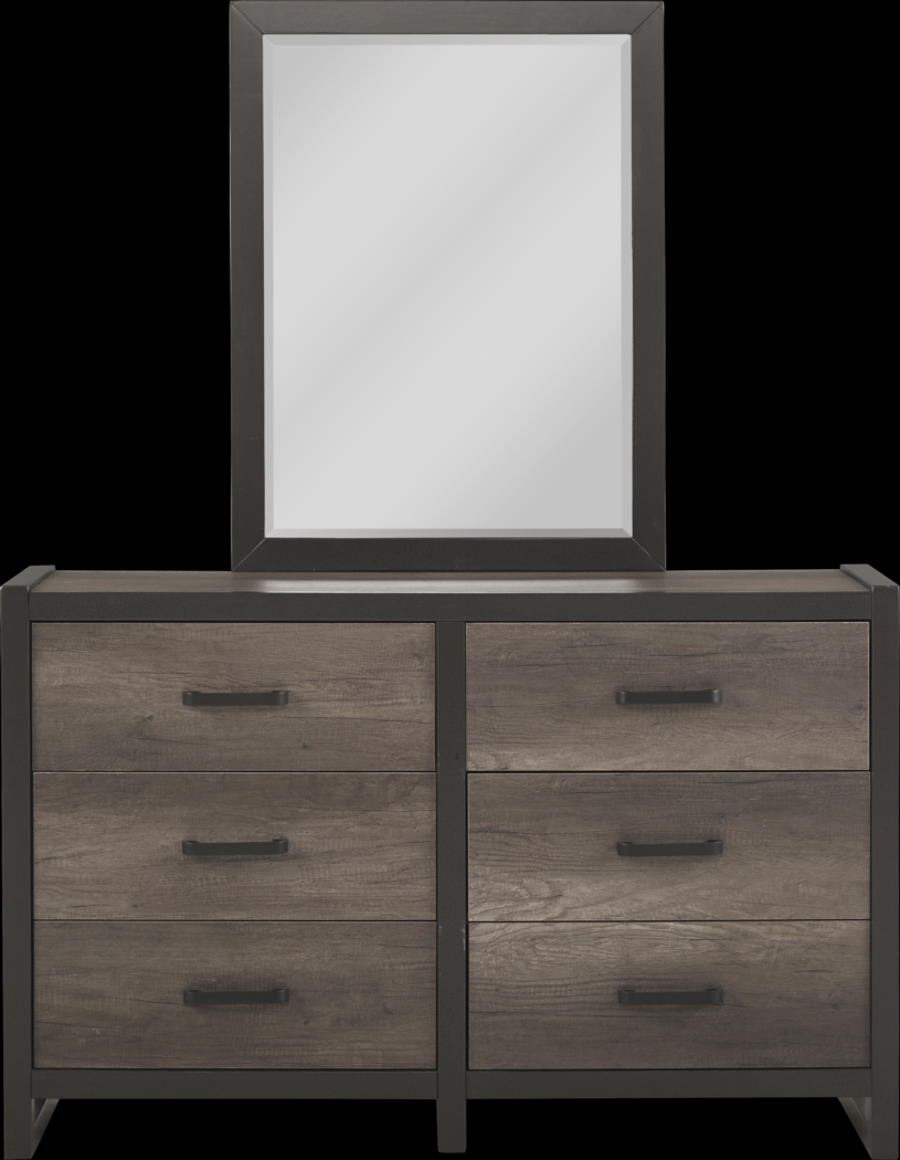 Kids Colefax Avenue Gray Dresser & Mirror Set - Thumbnail - Image 1