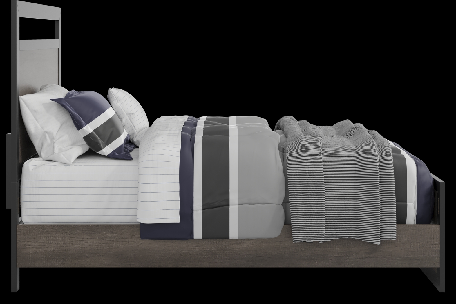 Kids Colefax Avenue Dark Gray Full Panel Bedroom - Thumbnail - Image 4