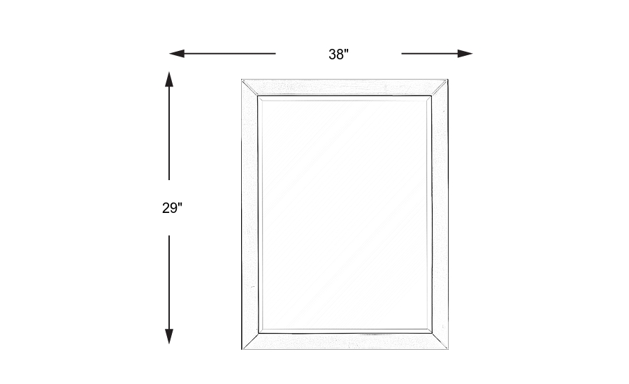 Dimension Image. Please refer to the Dimension Tab on this page for dimension details.