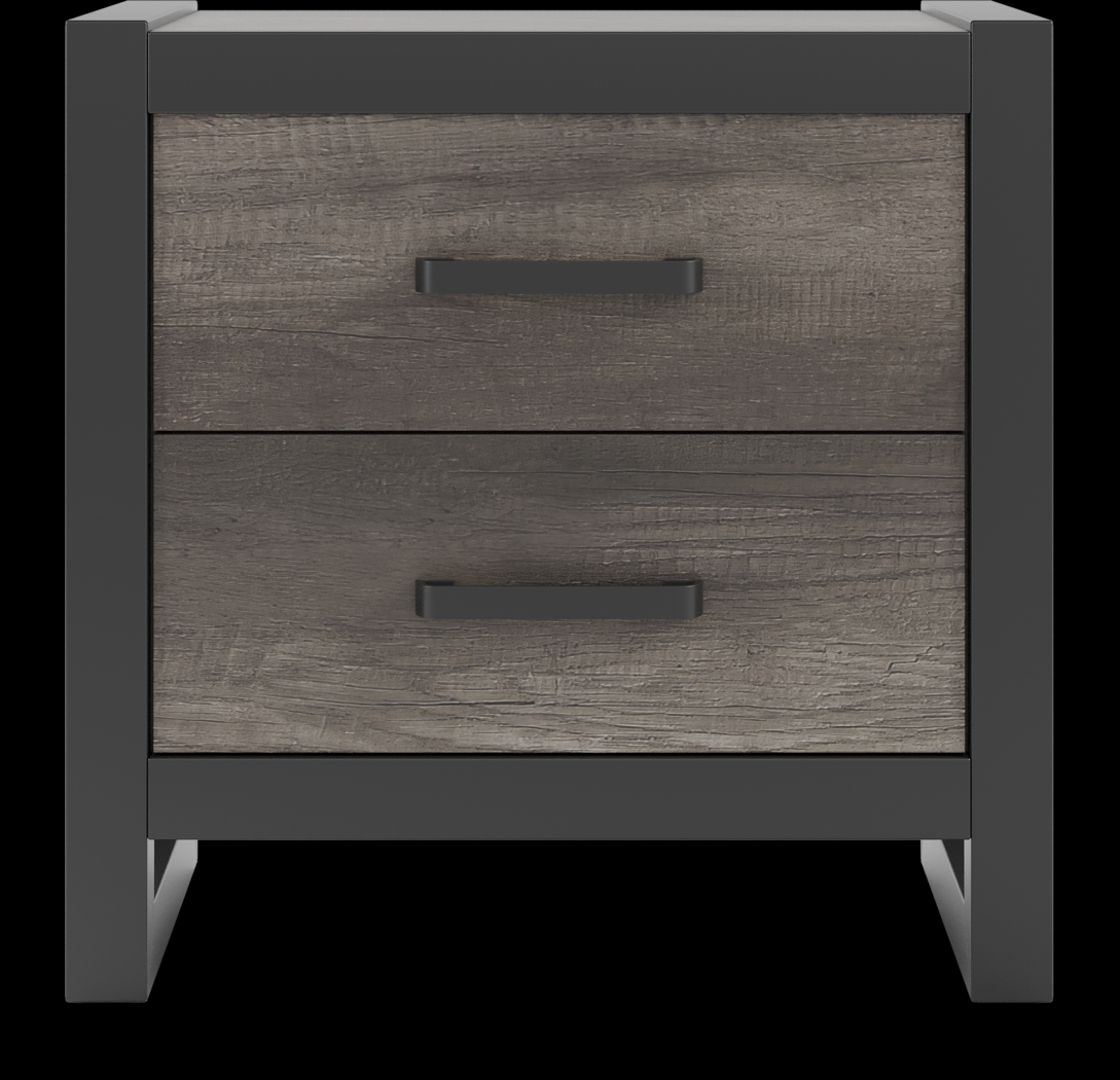 Kids Colefax Avenue Dark Gray Nightstand - Thumbnail - Image 1