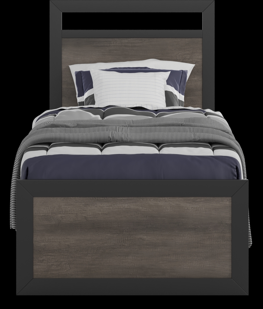 Kids Colefax Avenue Gray Twin Panel Bedroom - Thumbnail - Image 3