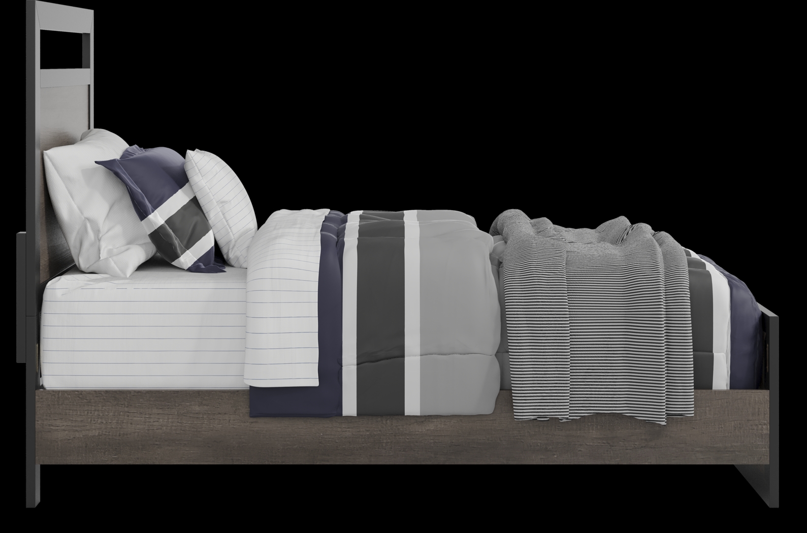 Kids Colefax Avenue Gray Twin Panel Bedroom - Thumbnail - Image 4