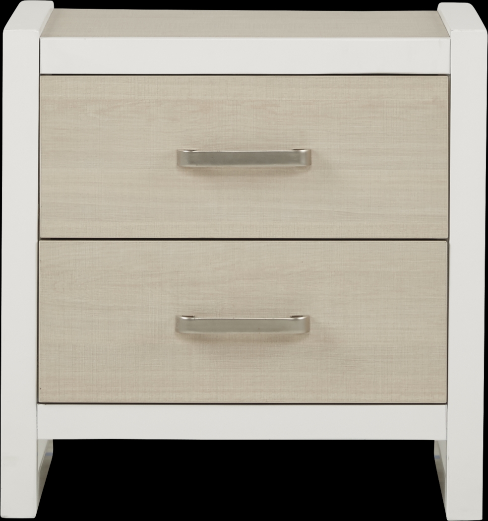 Kids Colefax Avenue White Nightstand - Thumbnail - Image 1