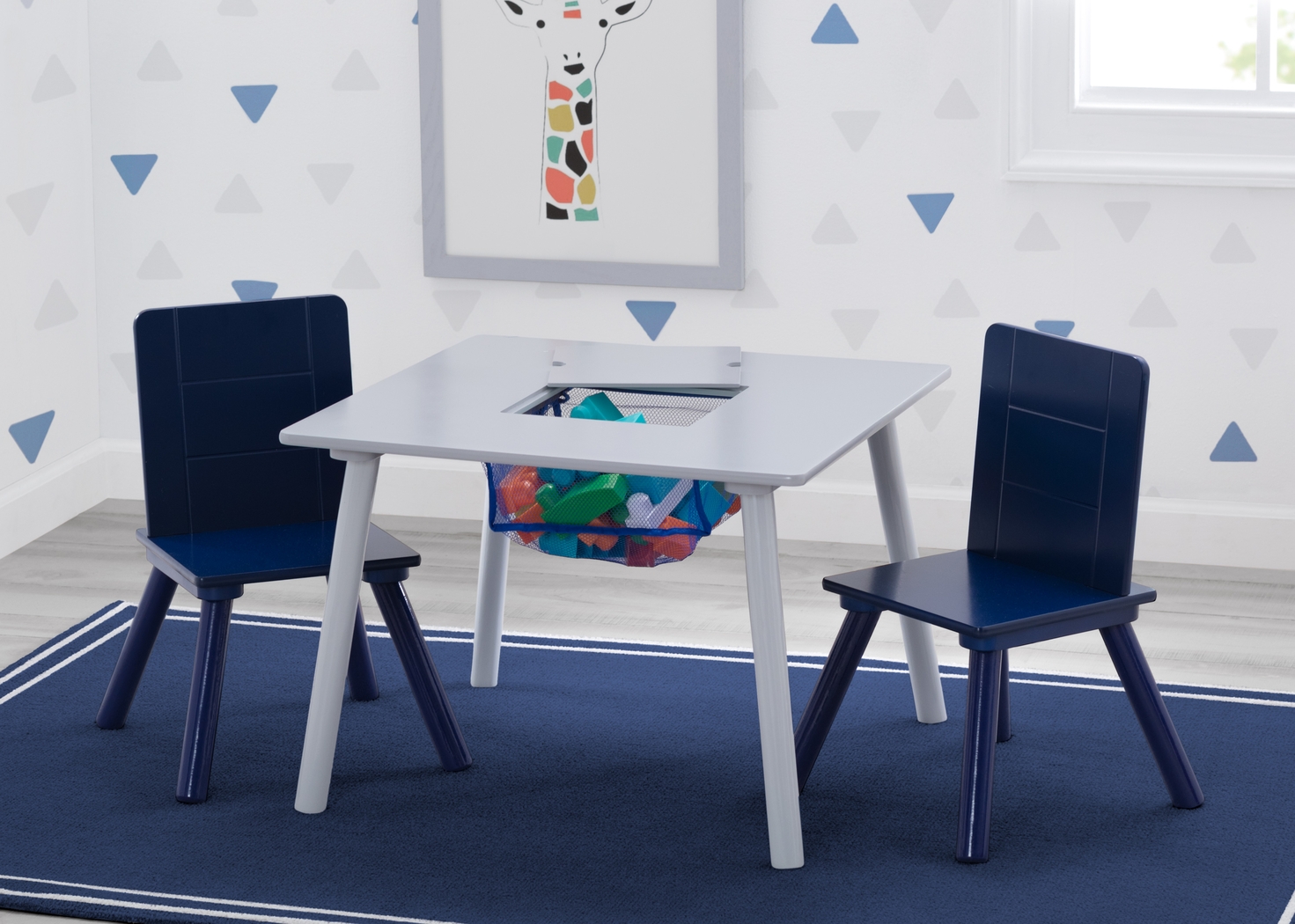 Kids Coloring Time Gray Table Set - Thumbnail - Image 5