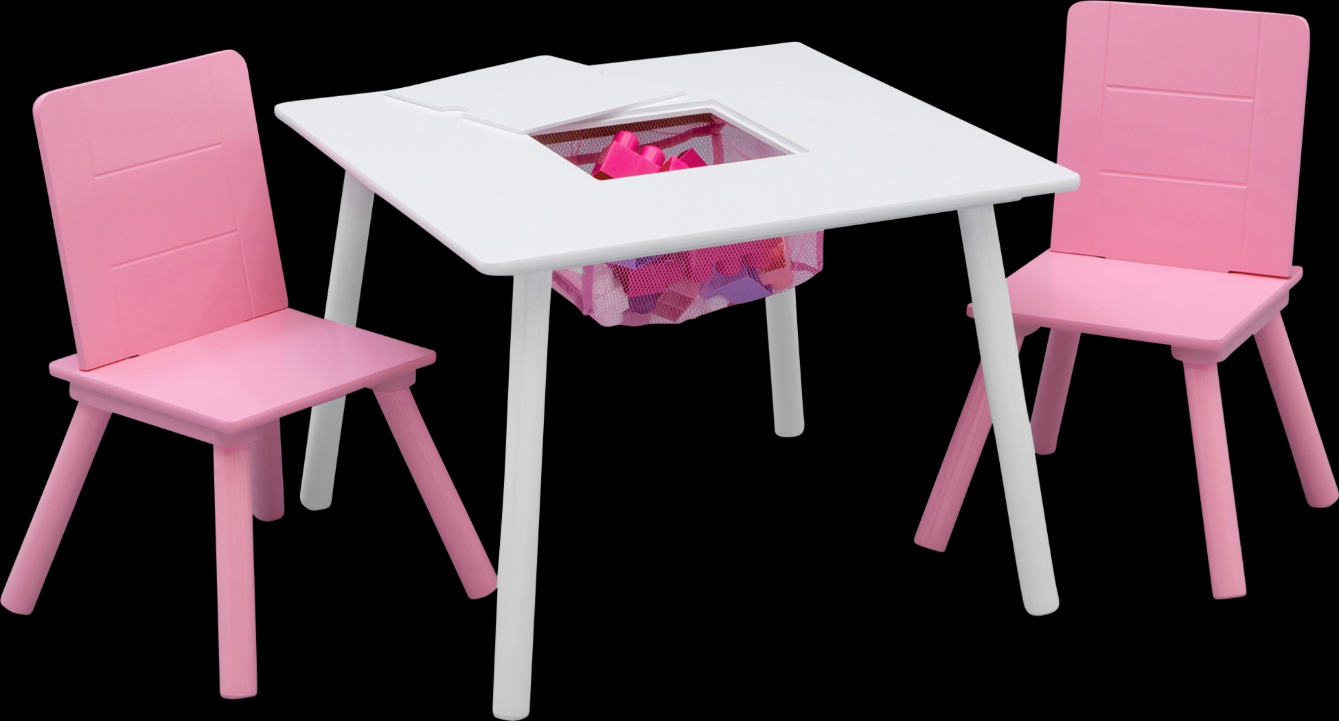 Kids Coloring Time White Table Set - Thumbnail - Image 2