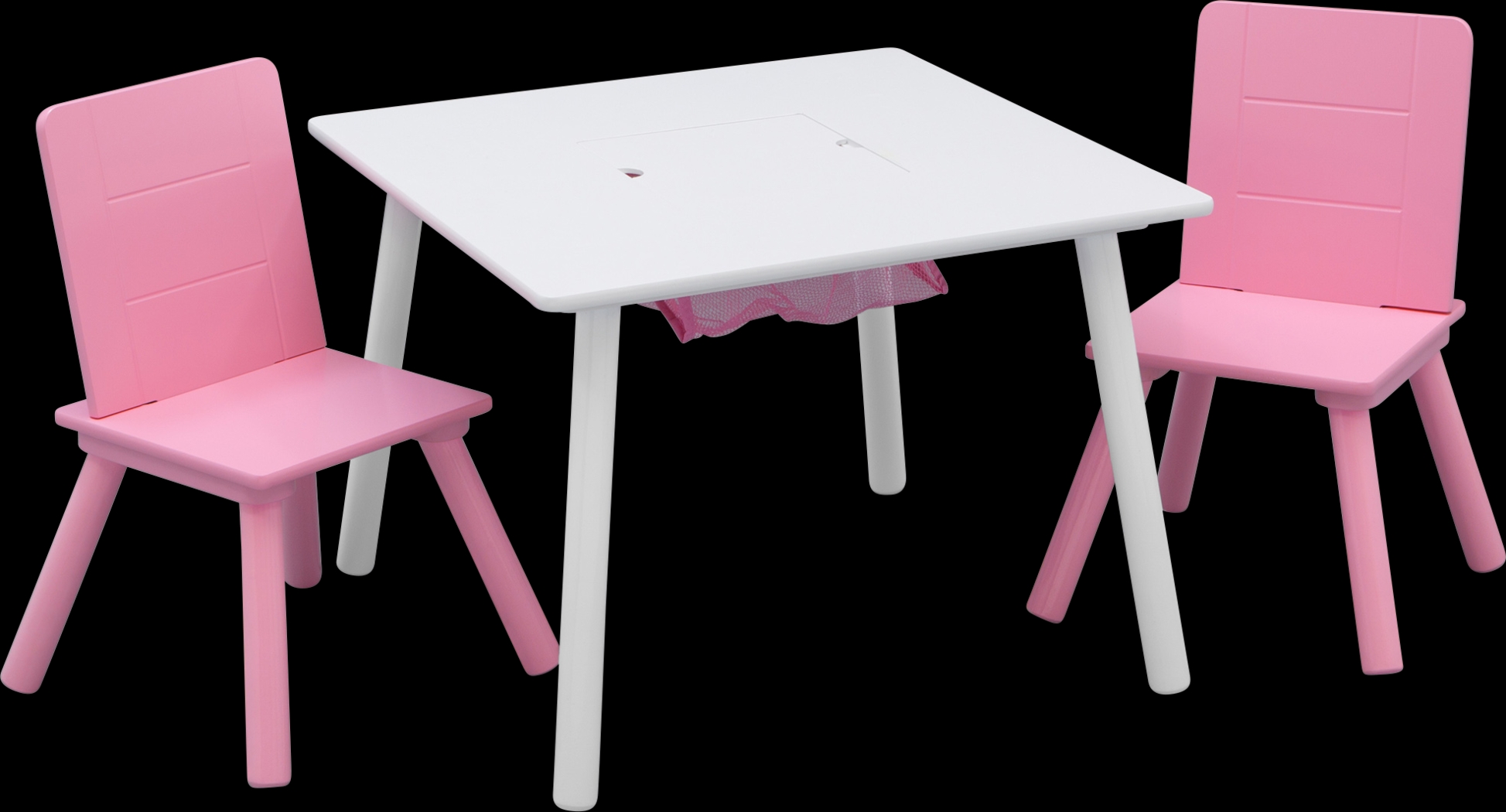 Kids Coloring Time White Table Set - Thumbnail - Image 1