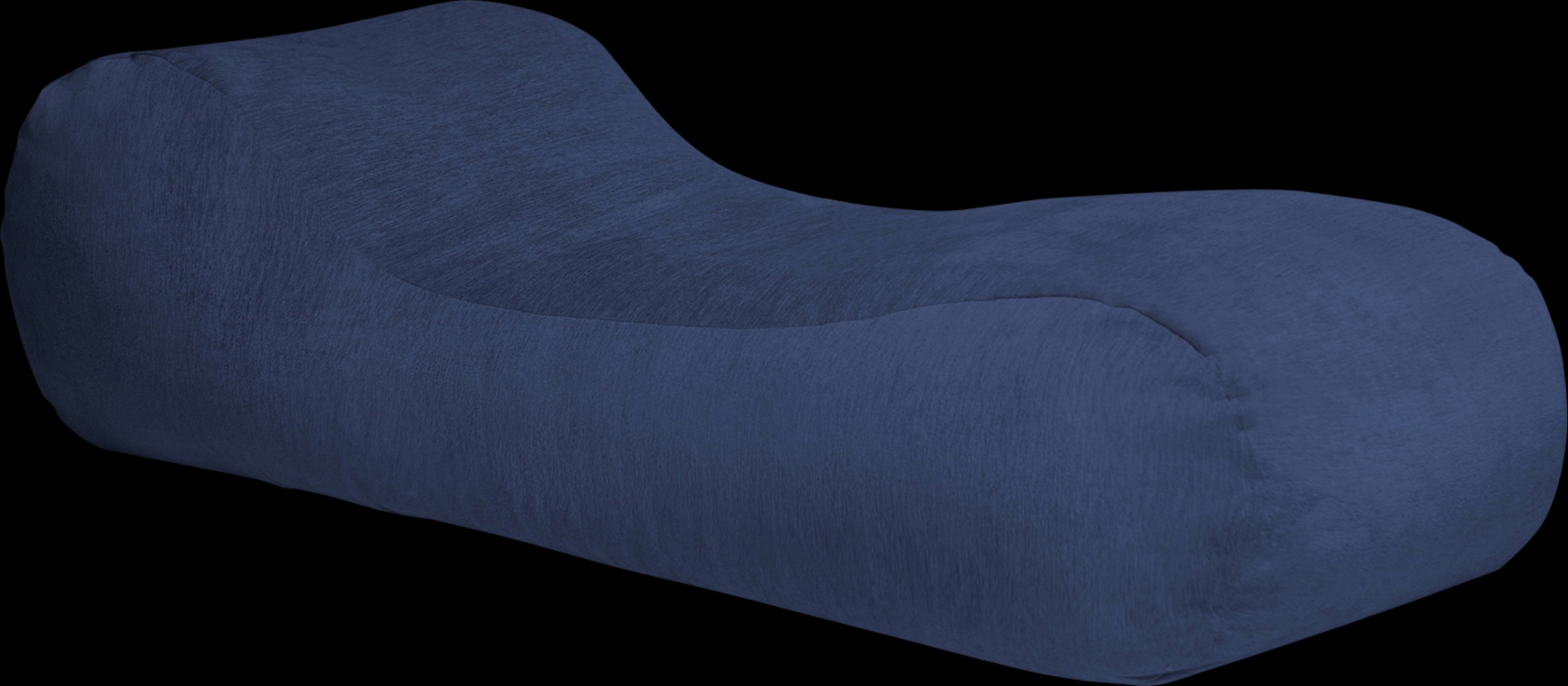 Kids Comfy Lush Navy Bean Bag Chair - Thumbnail - Image 1