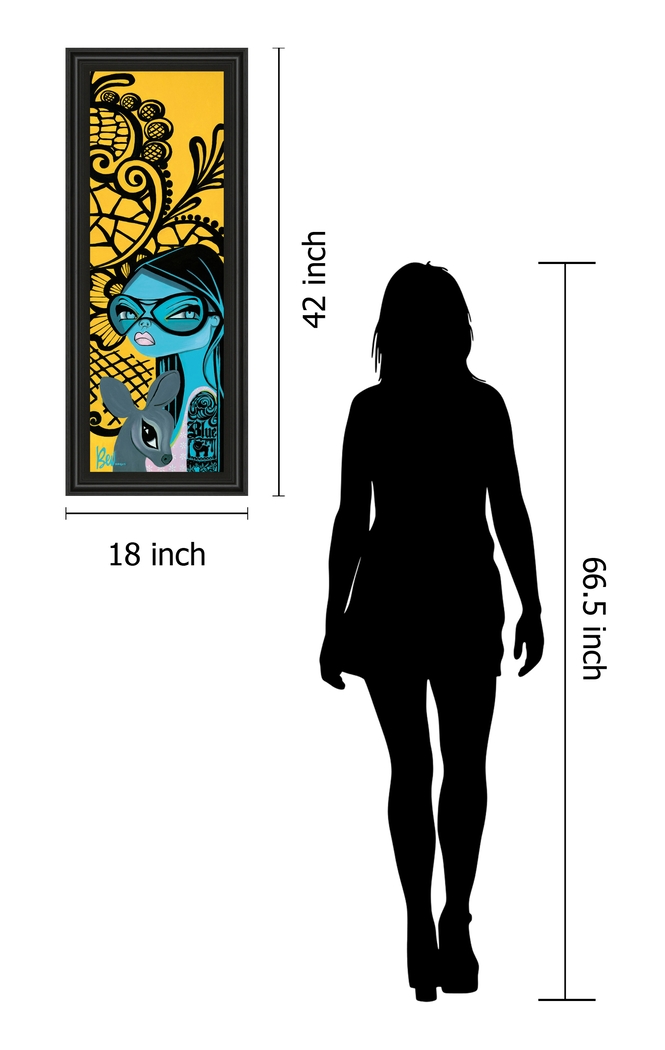 Kids Cool Vibes Yellow Artwork - Thumbnail - Image 4