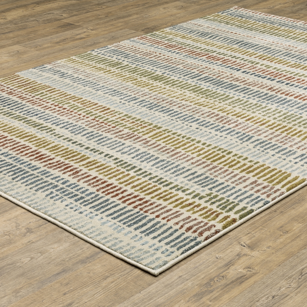 Kids Corduroy Dreams Multi 5'3 x 7'3 Rug - Thumbnail - Image 2