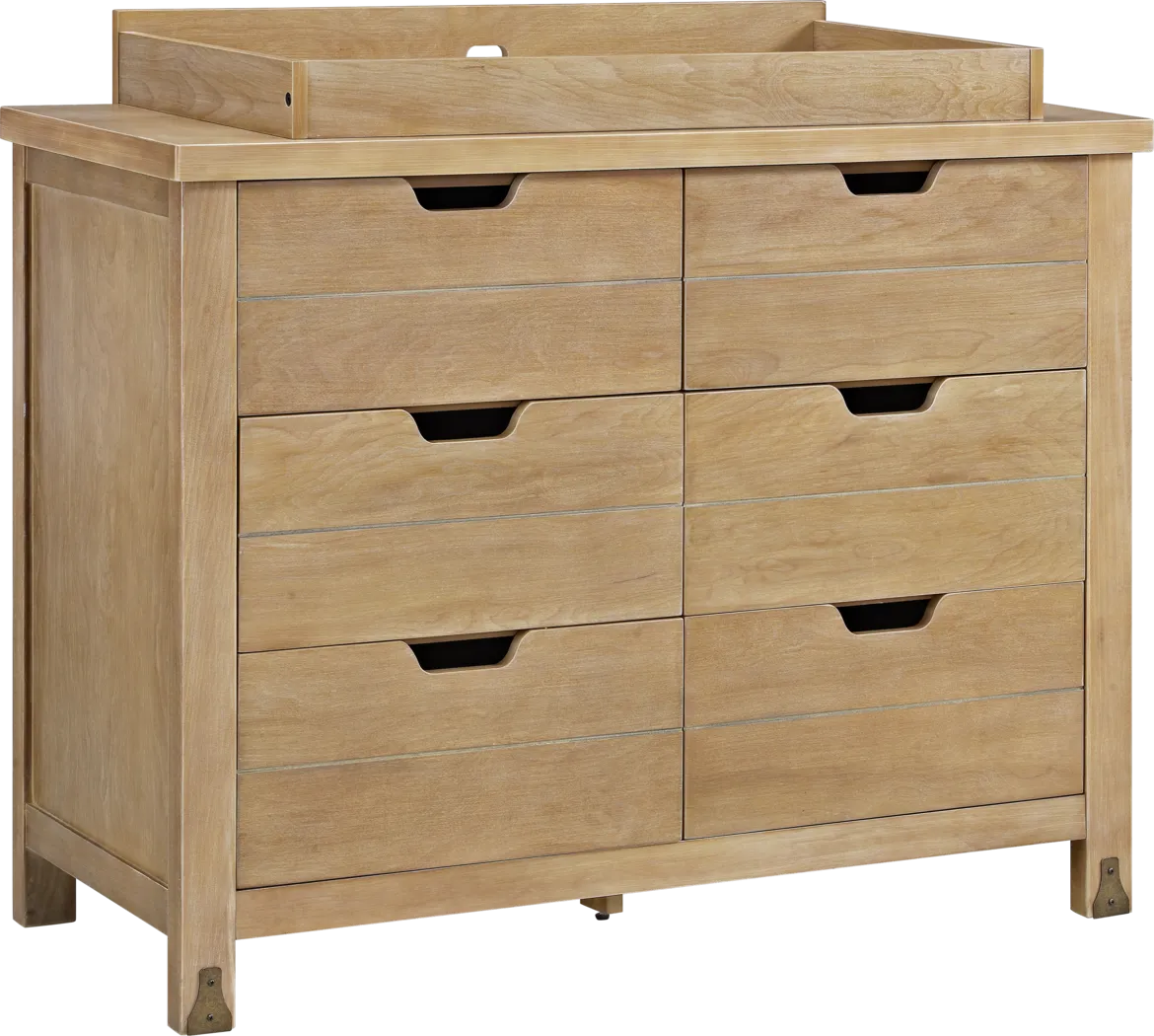 Kids Cormac Tan Dresser and Topper Set - Thumbnail - Image 1