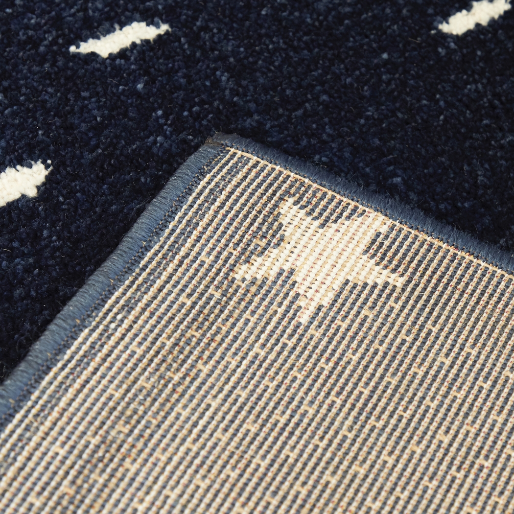 Kids Cosmo Cutie Navy 5'3 x 7' Rug - Thumbnail - Image 3