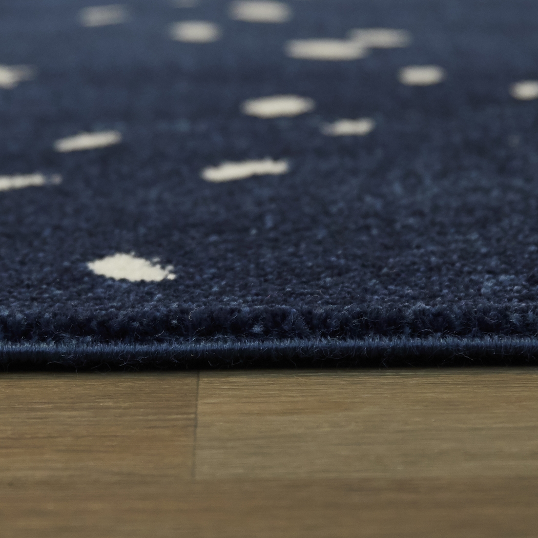 Kids Cosmo Cutie Navy 5'3 x 7' Rug - Thumbnail - Image 5
