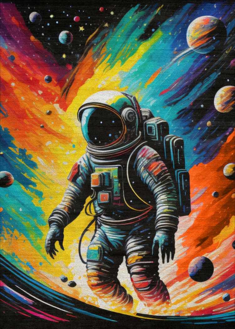 Kids Cosmo Playground Black 4' x 6' Rug - Thumbnail - Image 1