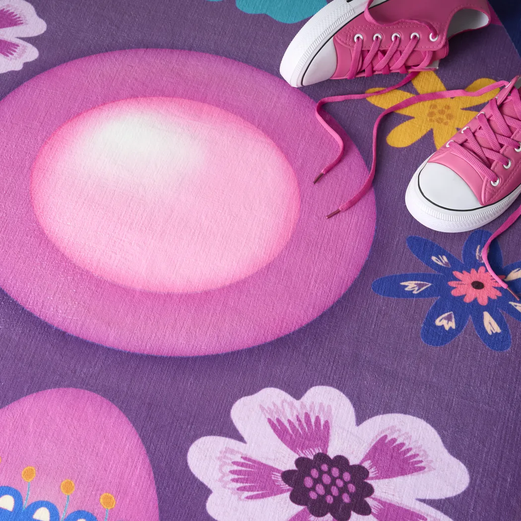 Kids Cosmo Shuttle Purple 5' x 7' Rug - Thumbnail - Image 6