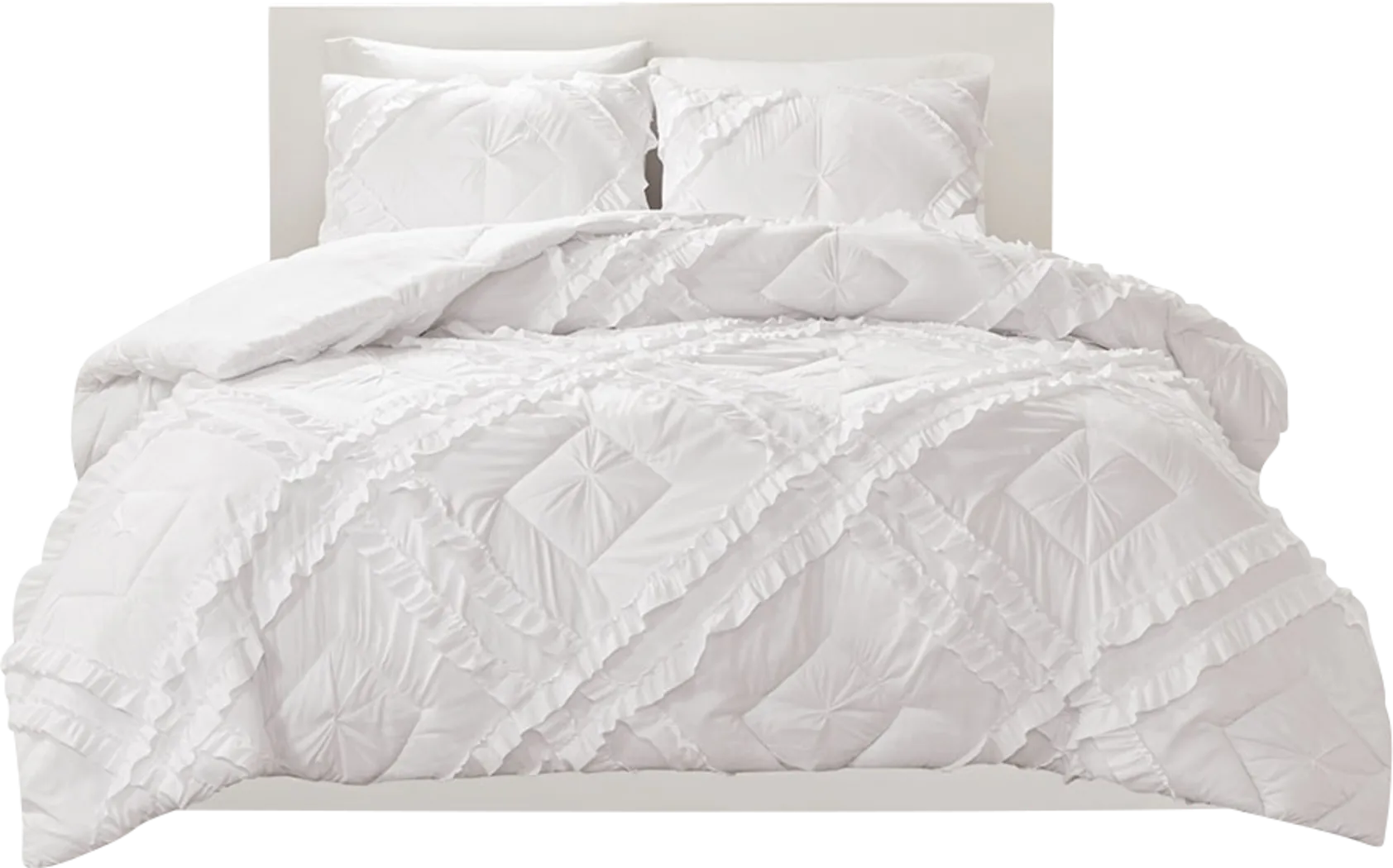 Kids Cottage Chic White 2 Pc Twin XL Coverlet Set - Thumbnail - Image 7