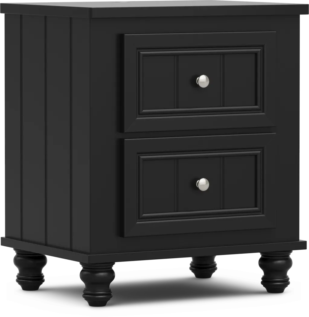 Kids Cottage Colors 2.0 Black Nightstand - Thumbnail - Image 2