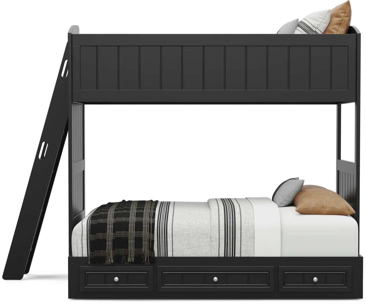 Kids Cottage Colors 2.0 Black Twin/Full Loft - Thumbnail - Image 2