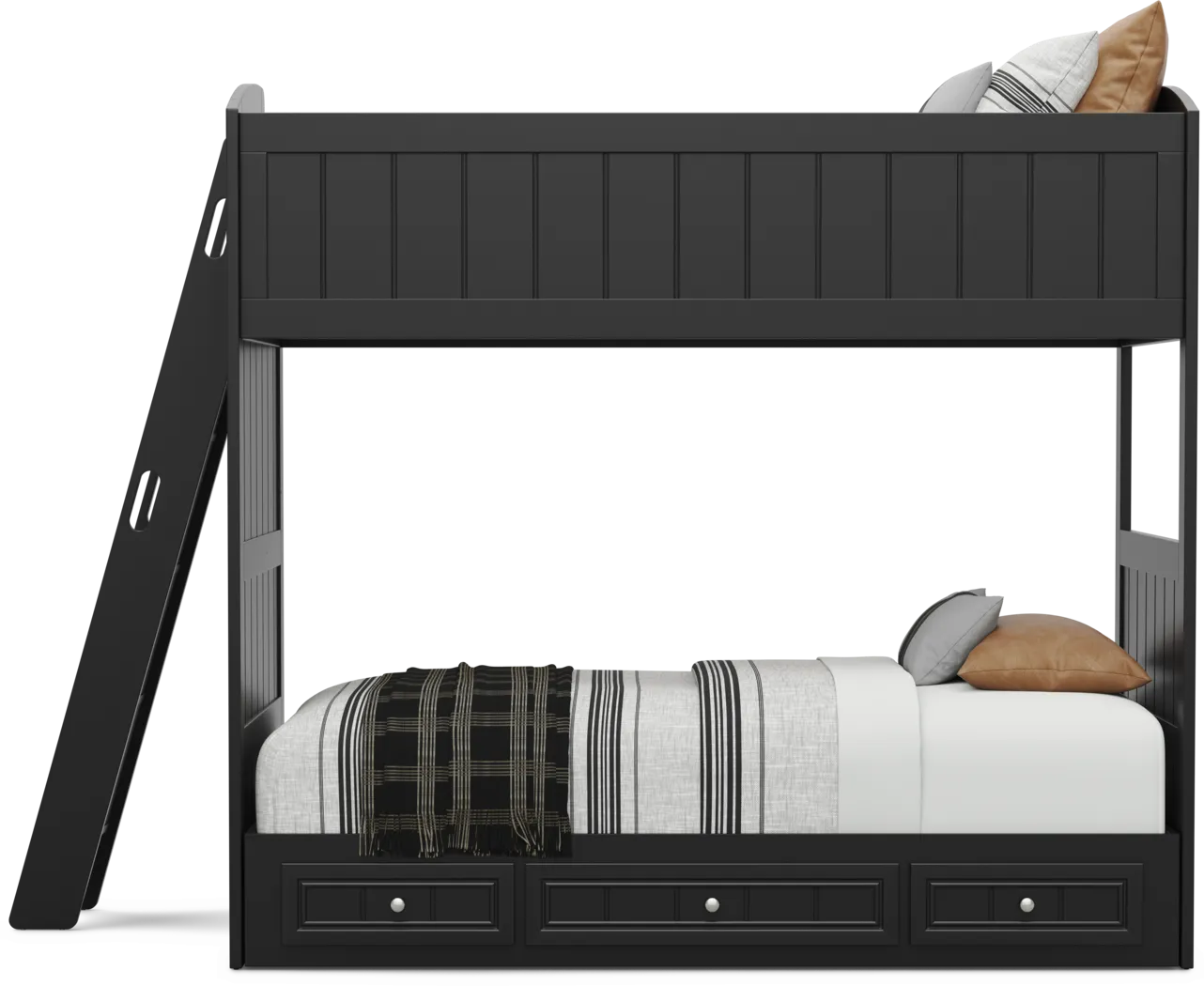 Kids Cottage Colors 2.0 Black Twin/Twin Loft - Thumbnail - Image 2