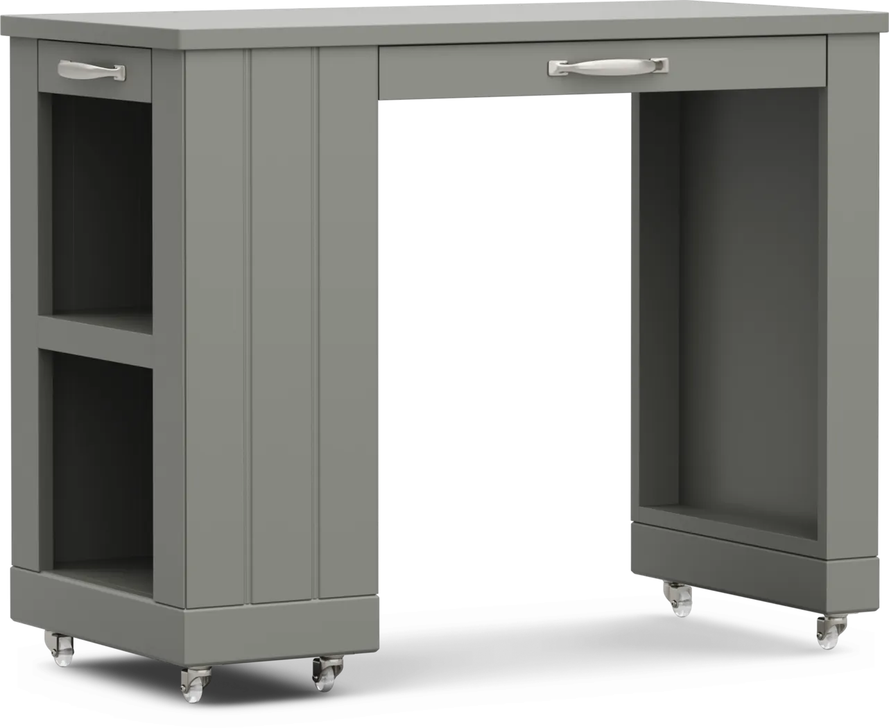 Kids Cottage Colors 2.0 Gray Caster Desk - Thumbnail - Image 2