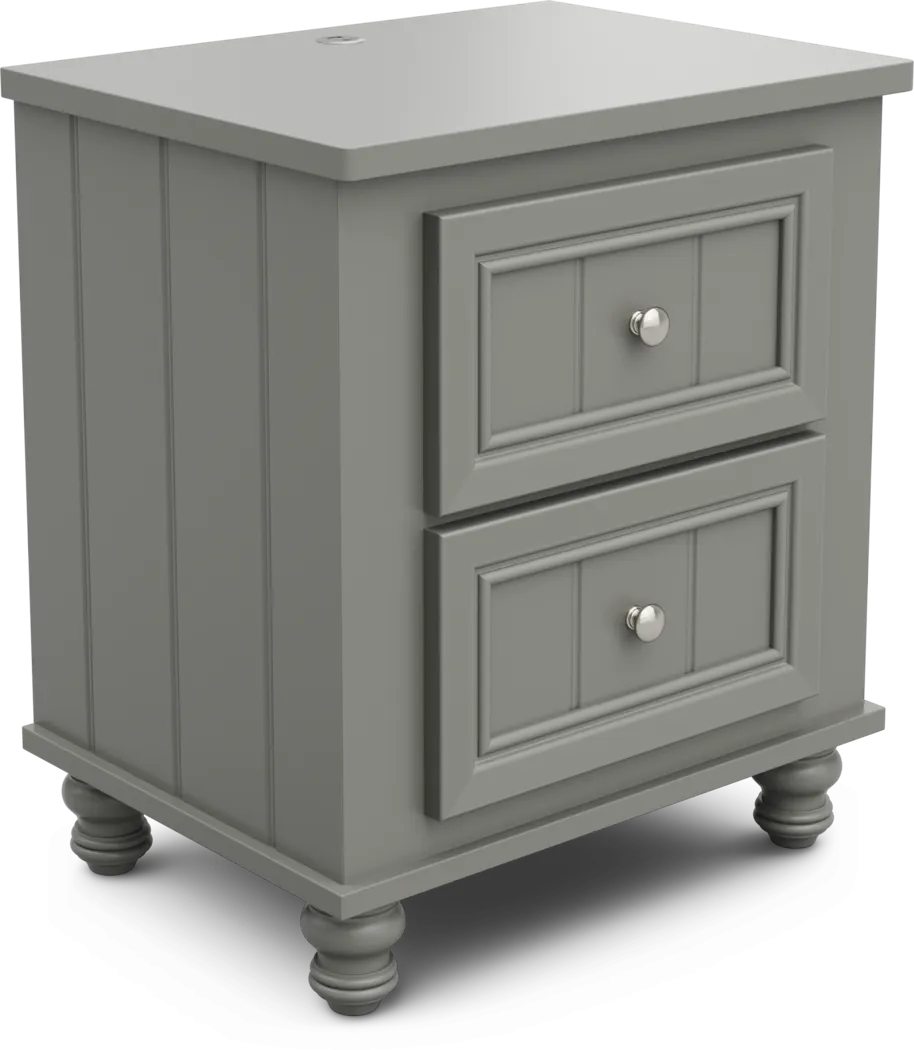 Kids Cottage Colors 2.0 Gray Nightstand - Thumbnail - Image 3