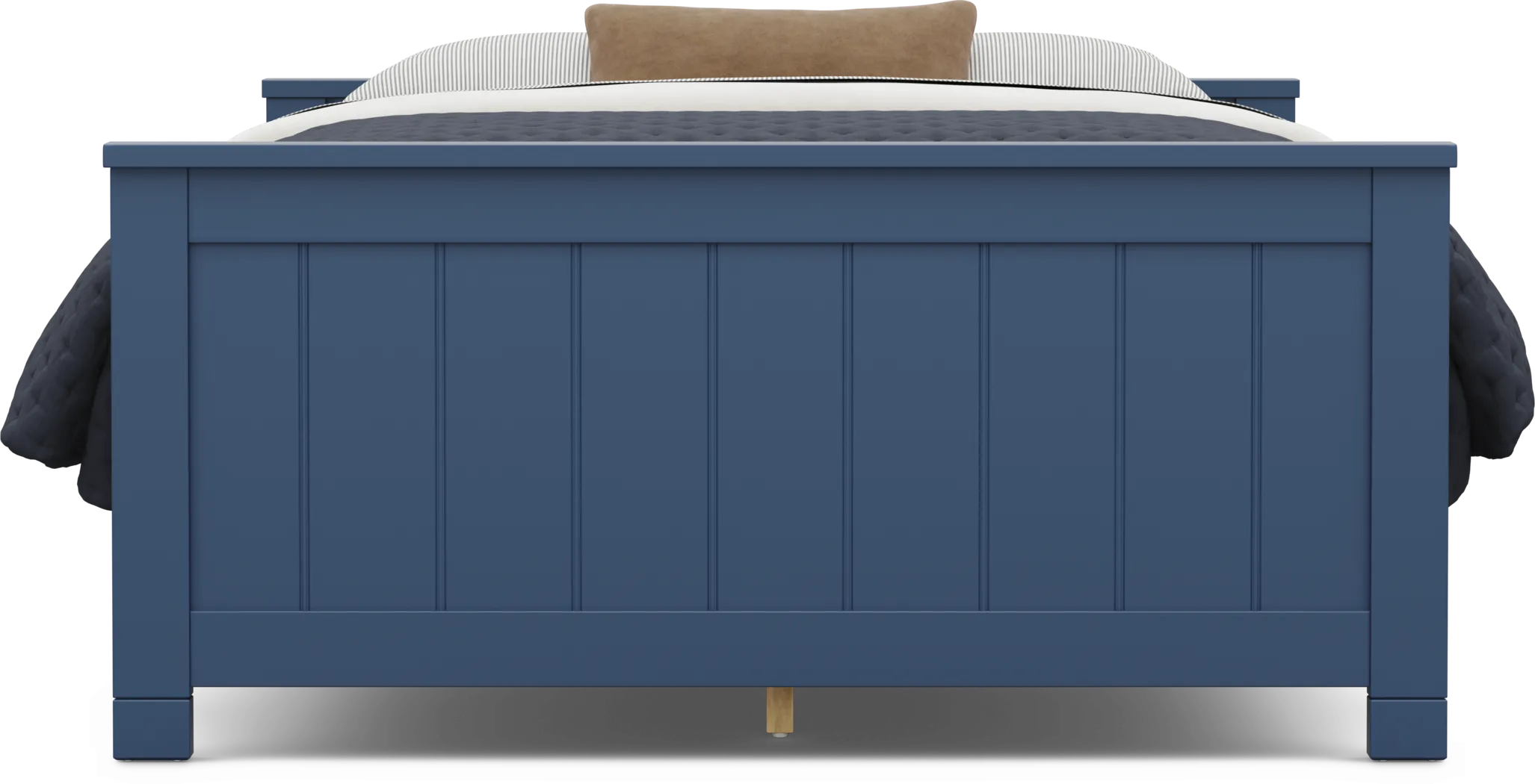Kids Cottage Colors 2.0 Navy Full Low Profile Bed - Thumbnail - Image 2