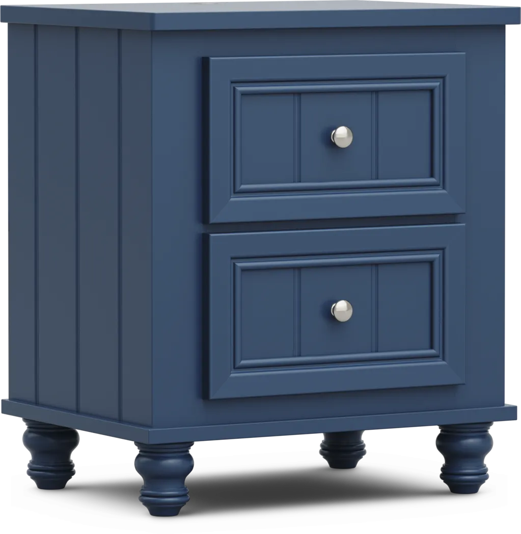 Kids Cottage Colors 2.0 Navy Nightstand - Thumbnail - Image 2