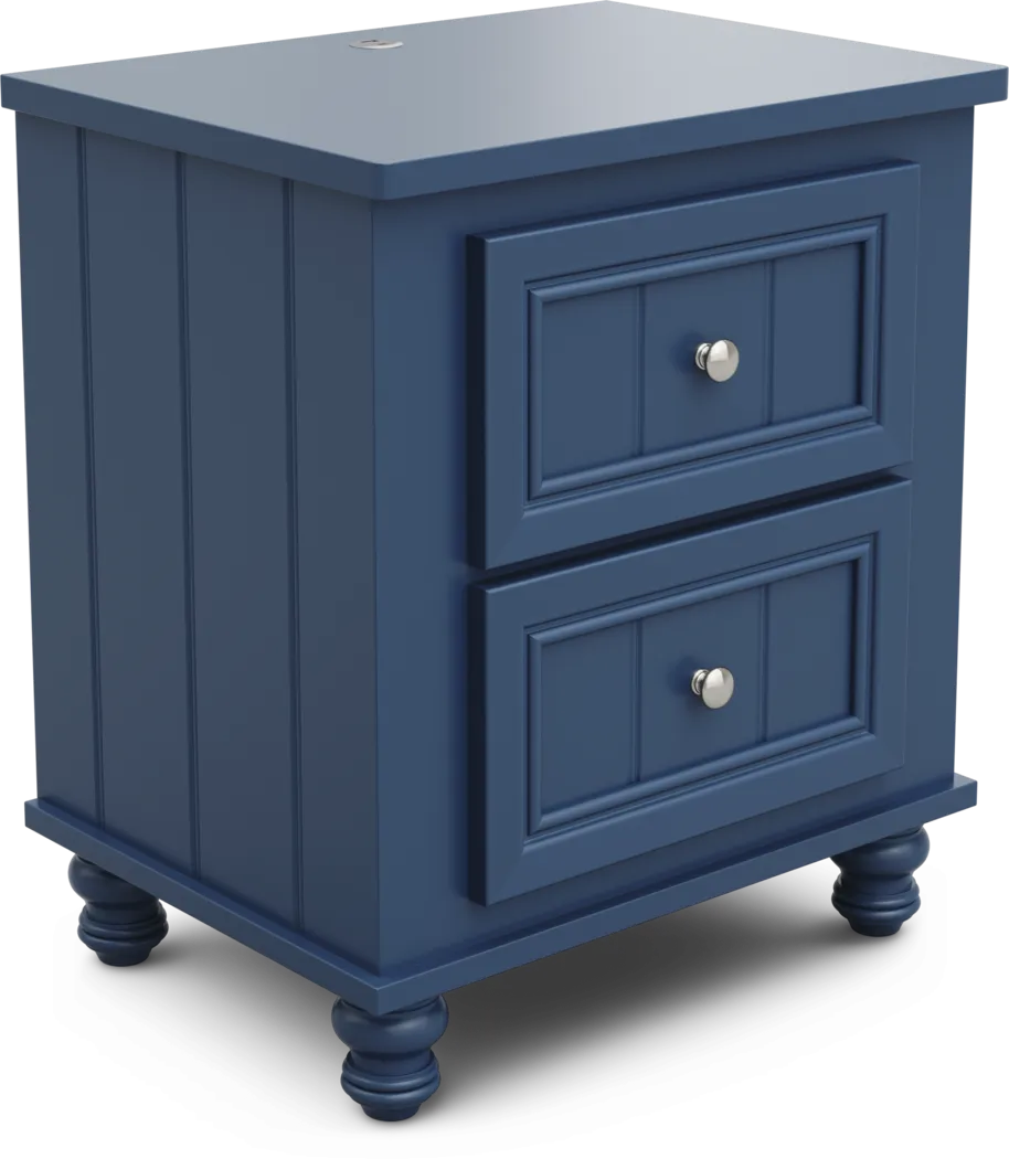 Kids Cottage Colors 2.0 Navy Nightstand - Thumbnail - Image 3