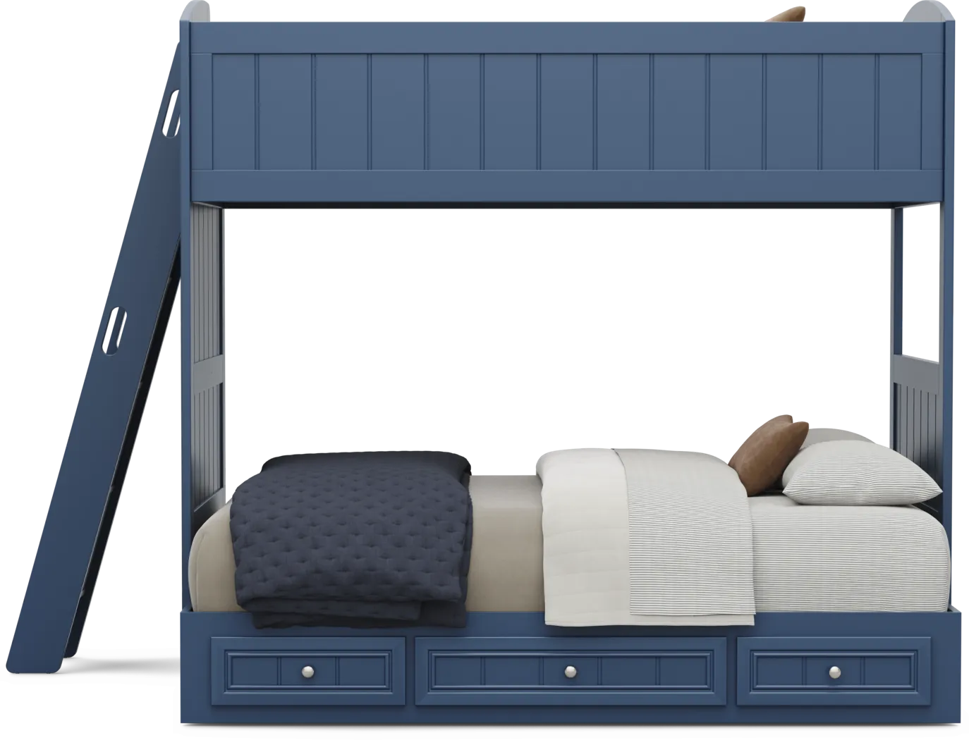 Kids Cottage Colors 2.0 Navy Twin/Full Loft - Thumbnail - Image 3