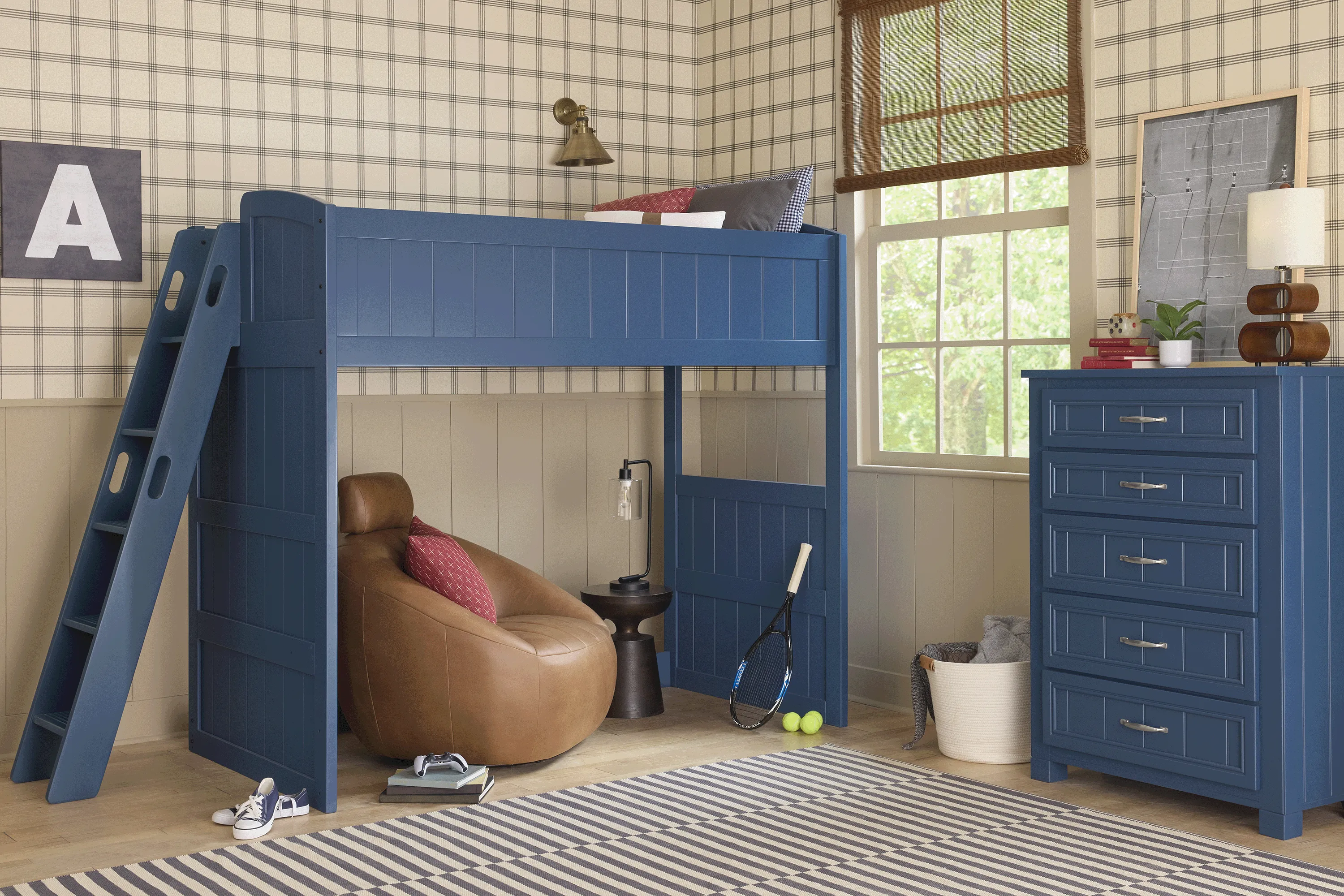 Kids Cottage Colors 2.0 Navy Twin Loft - Thumbnail - Image 3