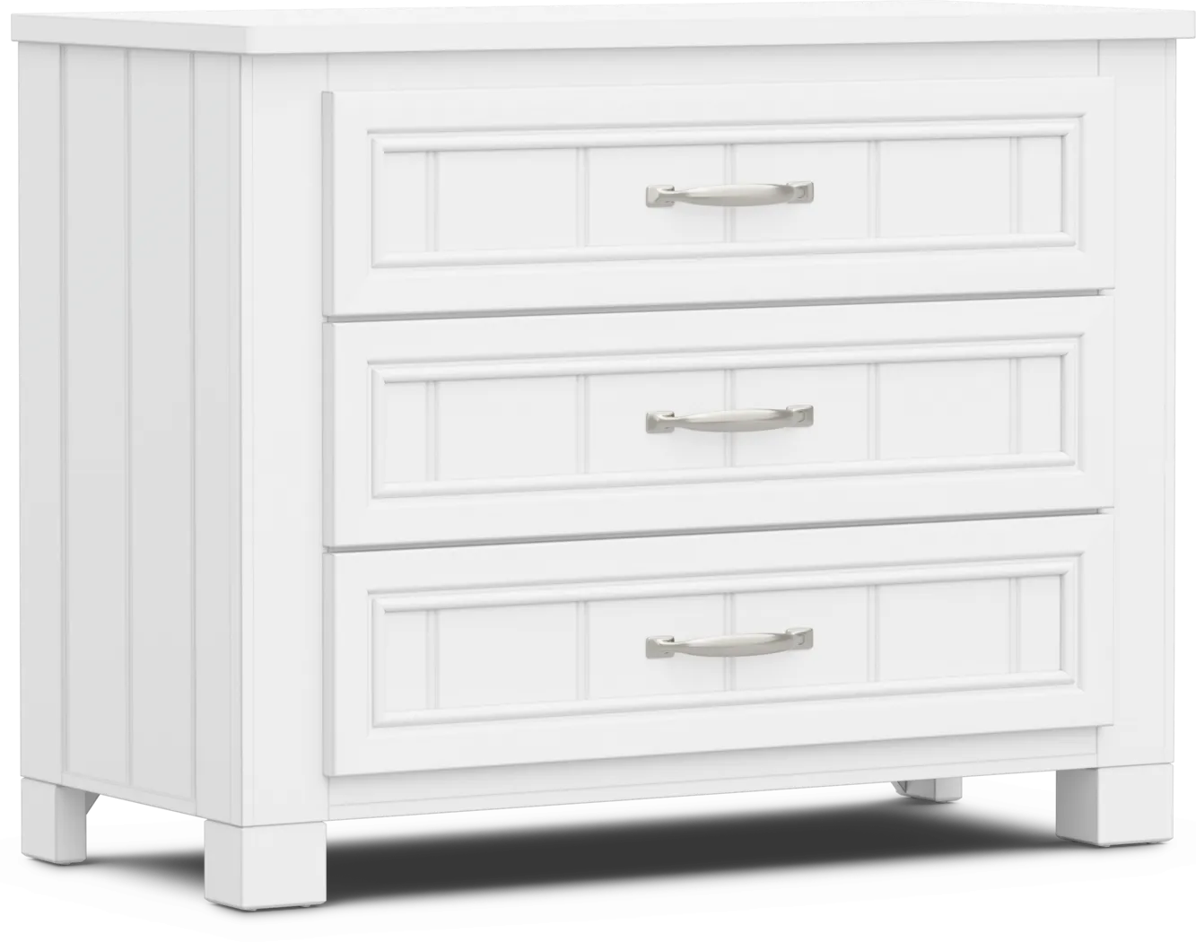 Kids Cottage Colors 2.0 White 3-Drawer Chest - Thumbnail - Image 2