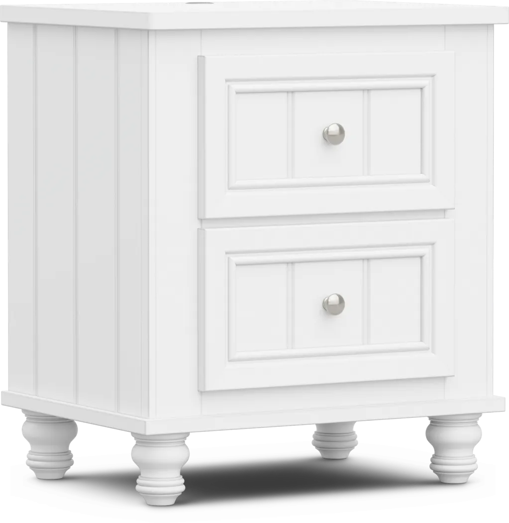 Kids Cottage Colors 2.0 White Nightstand - Thumbnail - Image 2