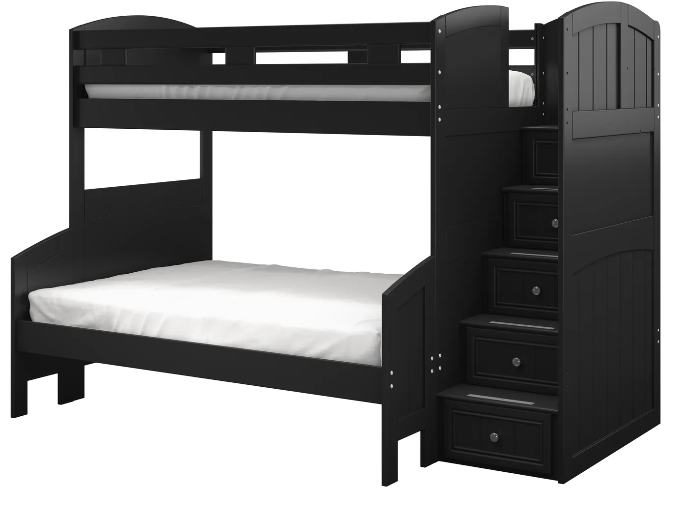 Kids Cottage Colors Black Twin/Full Step Bunk - Thumbnail - Image 3