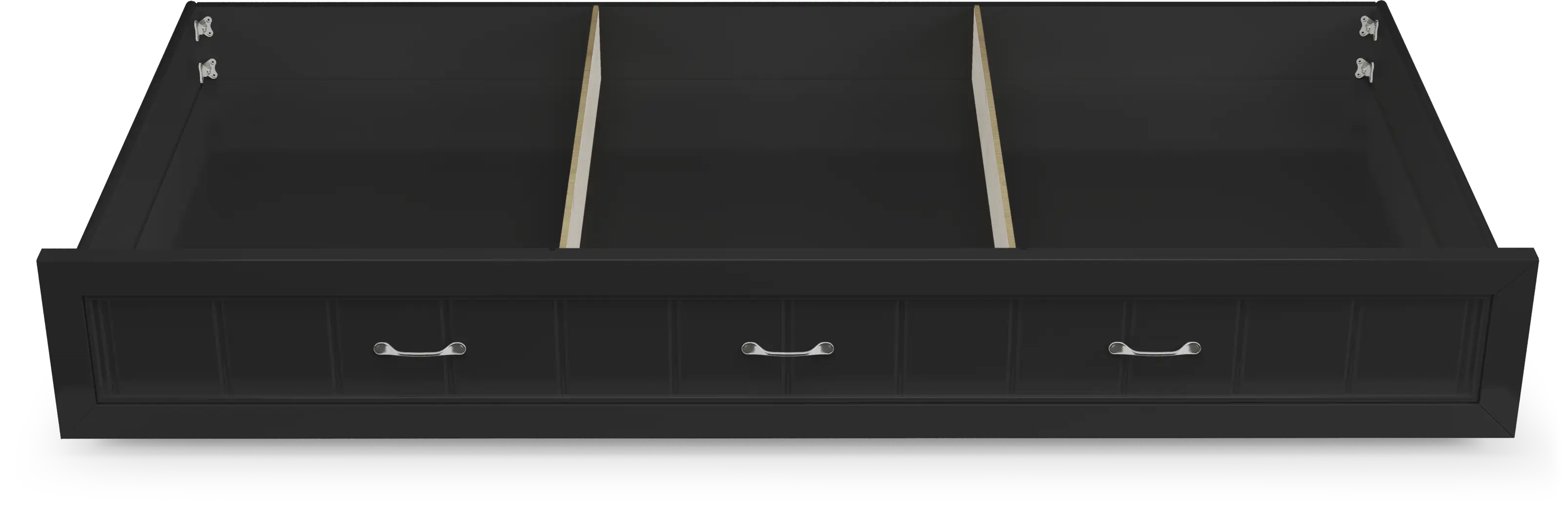 Kids Cottage Colors Black Twin Storage Trundle - Thumbnail - Image 3