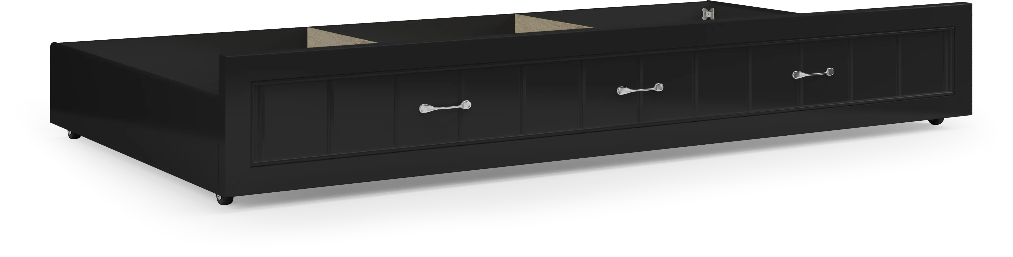 Kids Cottage Colors Black Twin Storage Trundle - Thumbnail - Image 1