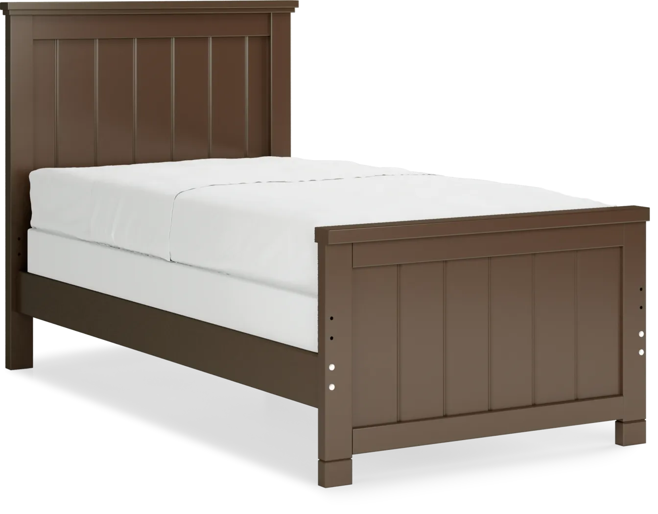 Kids Cottage Colors Chocolate 5 Pc Twin Panel Bedroom - Thumbnail - Image 3