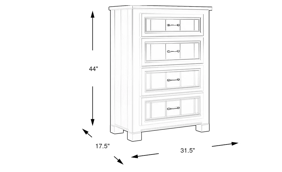 Dimension Image. Please refer to the Dimension Tab on this page for dimension details.