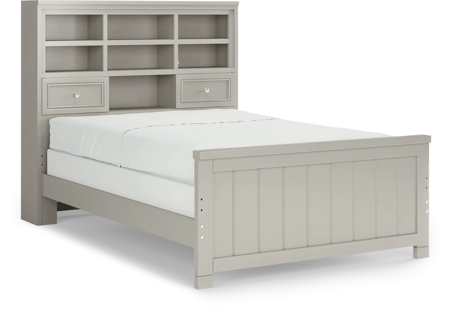 Kids Cottage Colors Gray Full Bookcase Bedroom - Thumbnail - Image 4