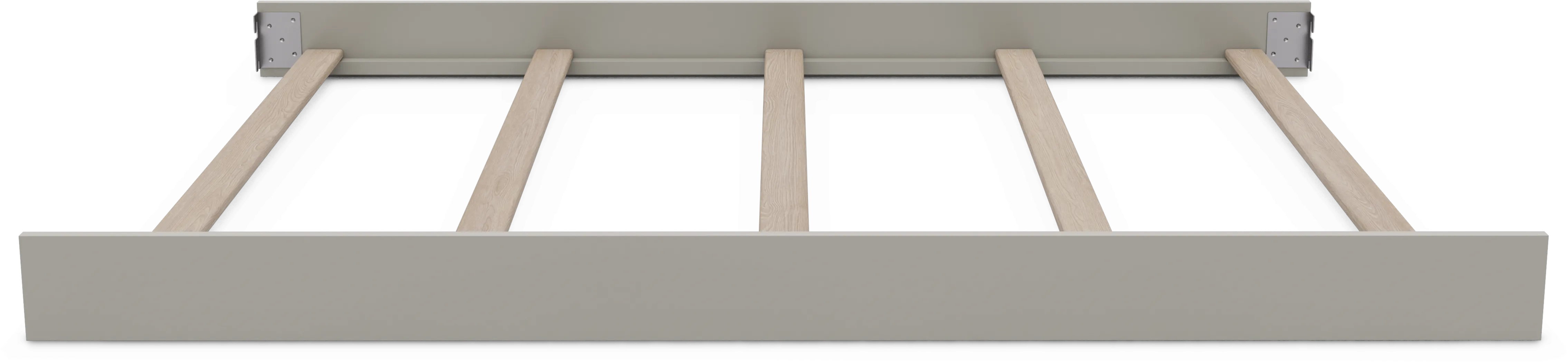 Kids Cottage Colors Gray Nursery with Toddler and Full Conversion Rails - Thumbnail - Image 13