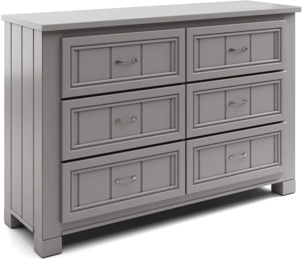 Kids Cottage Colors Gray 5 Pc Twin Bookcase Bedroom - Thumbnail - Image 6